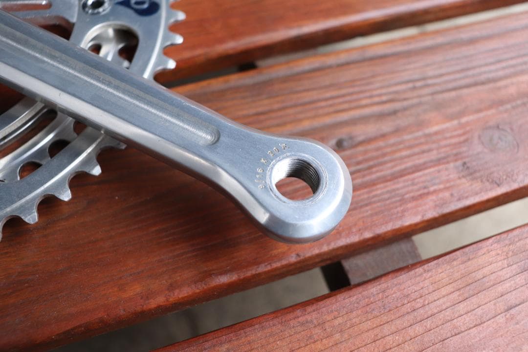 【希少!!】DE ROSA刻印 肉抜きクランク Campagnolo　カンパ