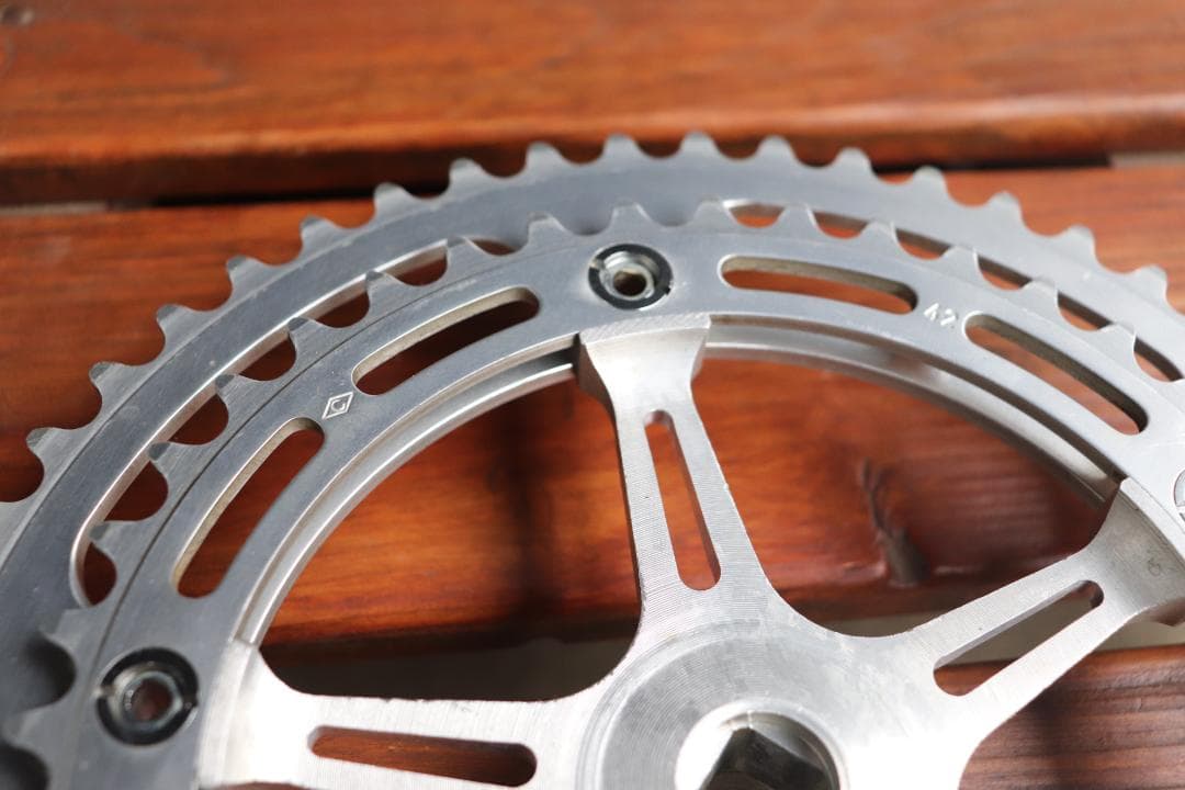 【希少!!】DE ROSA刻印 肉抜きクランク Campagnolo　カンパ
