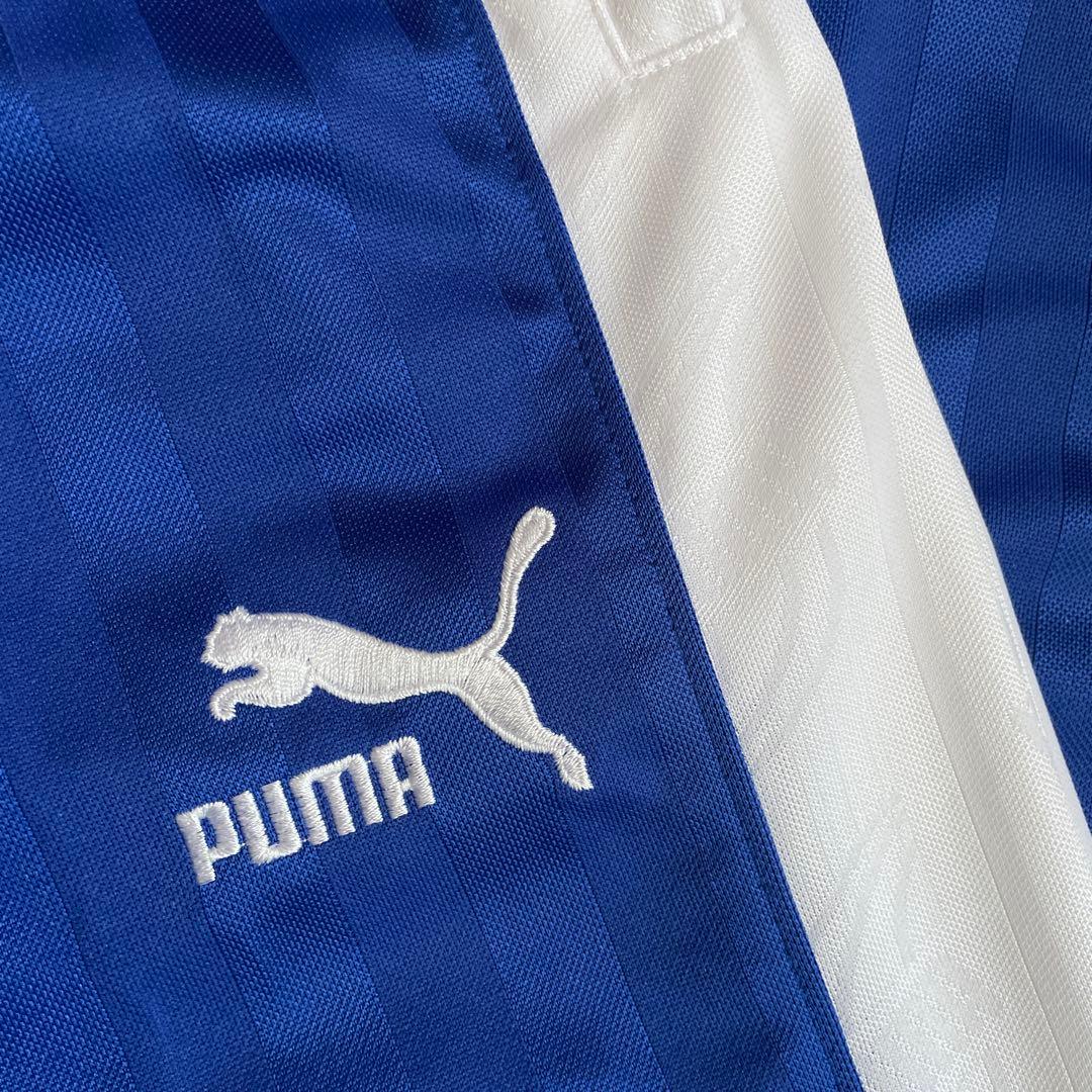 90s オールドプーマ　PUMA ジャージパンツ XLサイズ 白青