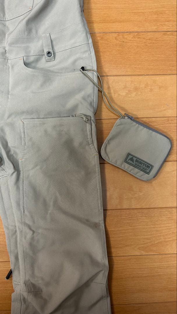BURTON ビブパンツ Sサイズ　レディース　バートン　ベージュ