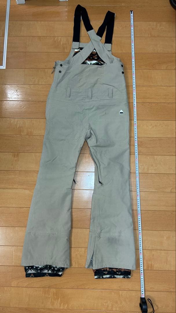 BURTON ビブパンツ Sサイズ　レディース　バートン　ベージュ