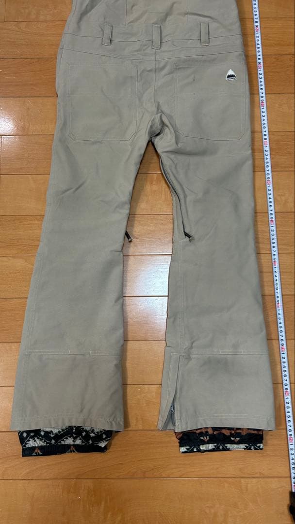 BURTON ビブパンツ Sサイズ　レディース　バートン　ベージュ