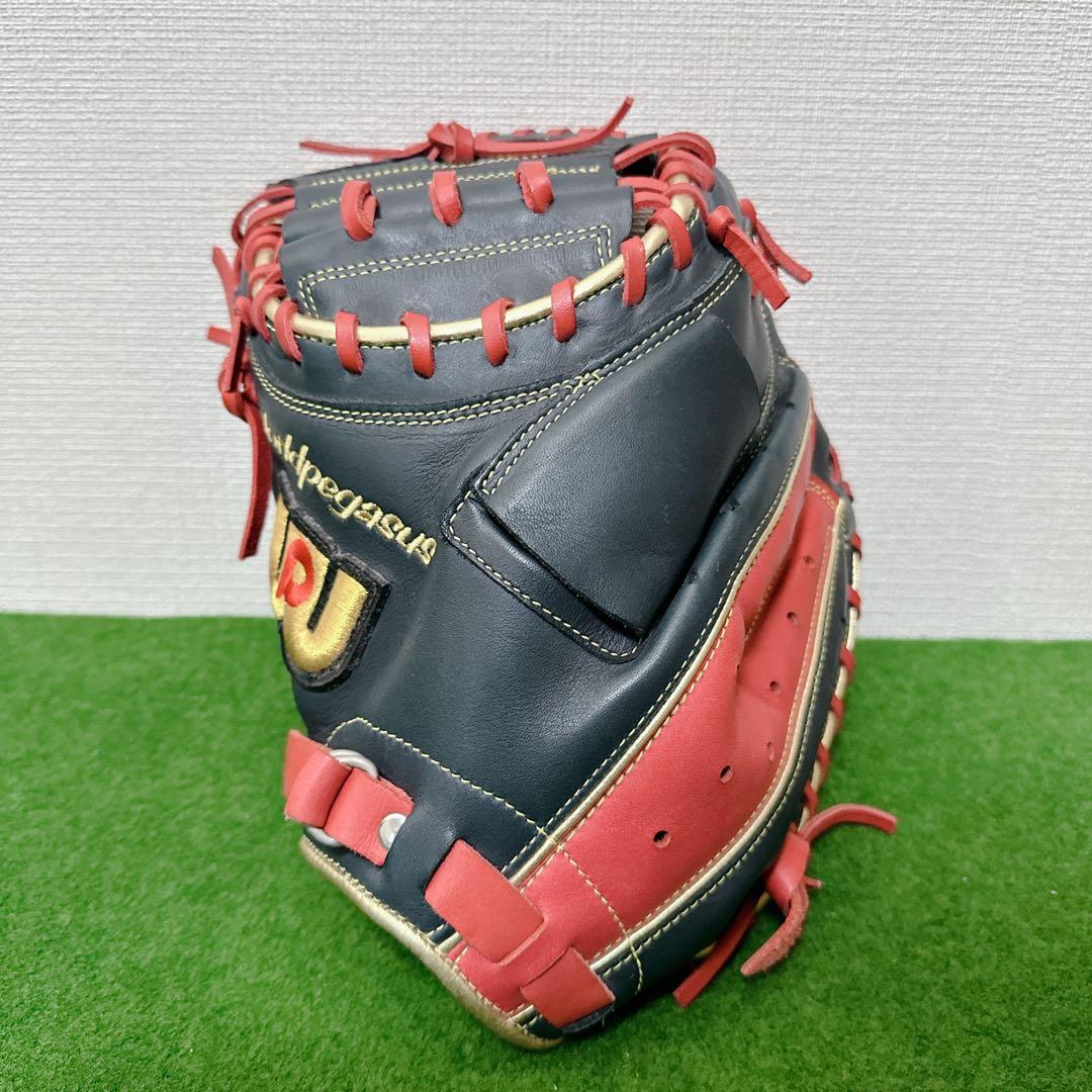 未使用級 ワールドペガサス 軟式用 キャッチャーミット 左投げ グランドデビル