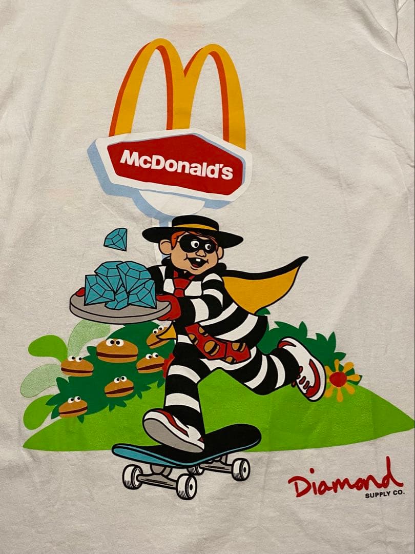 Diamond Supply Co. McDonald's ロンTシャツ　M