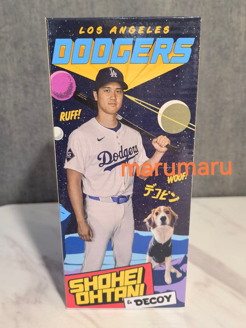 [本物]8月28日来場者限定 大谷翔平&デコピン ボブルヘッド ドジャース ⑧