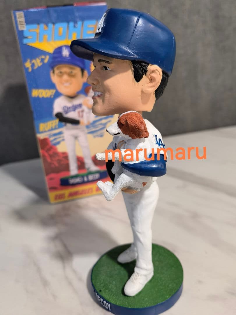 [本物]8月28日来場者限定 大谷翔平&デコピン ボブルヘッド ドジャース ⑧