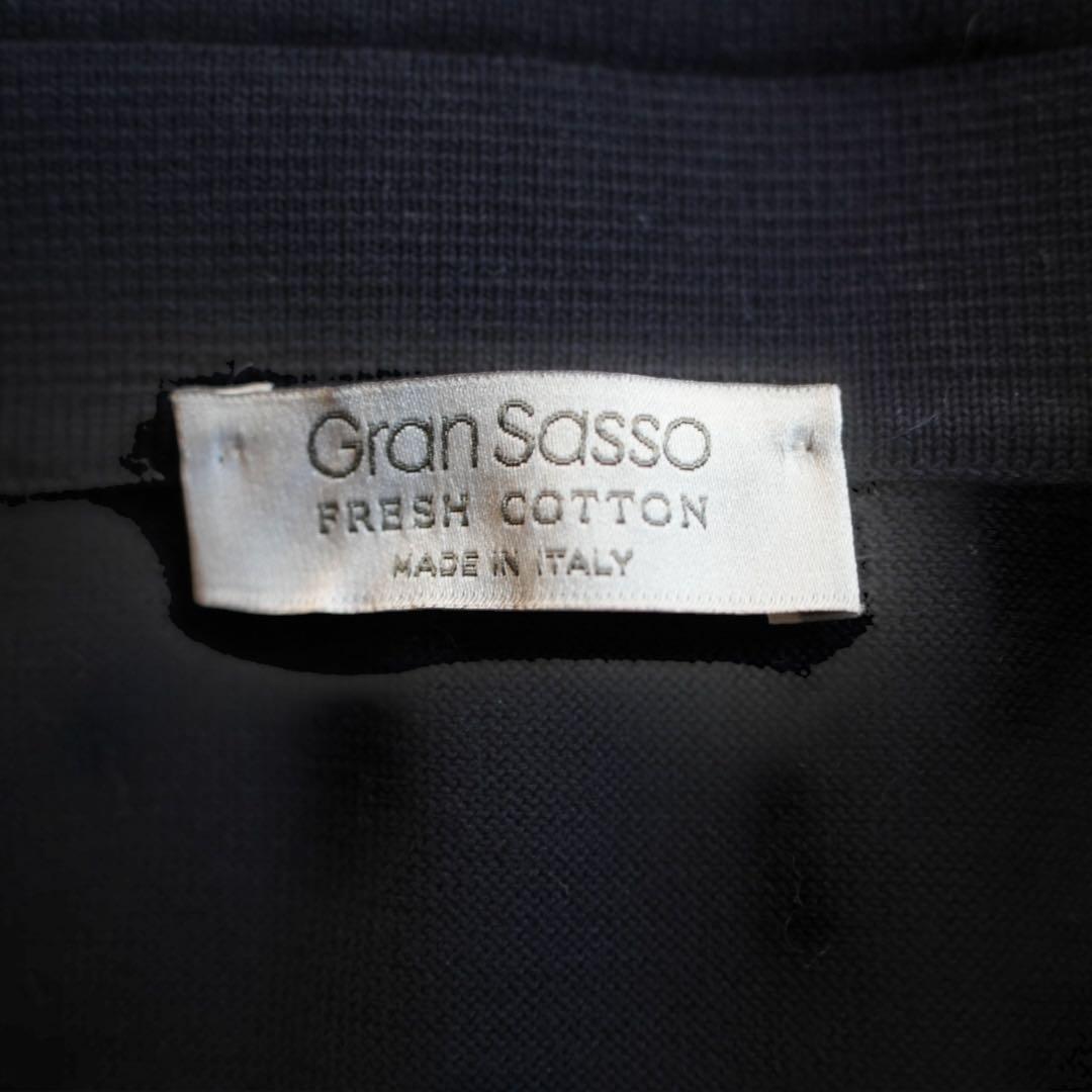 Gran Sasso ネイビー ポロシャツ　サイズ48 イタリア製