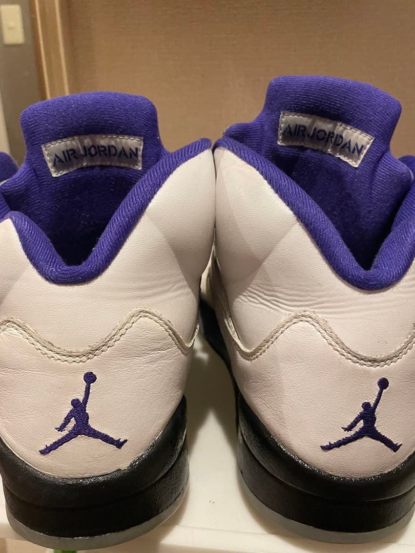 Air Jordan 5 ホワイト/パープル　　27センチ