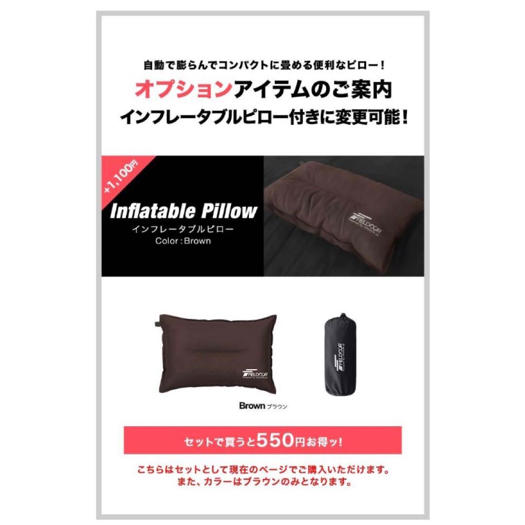 FIELD DOOR 車中泊マット Mサイズ 10cm厚 ベージュ
