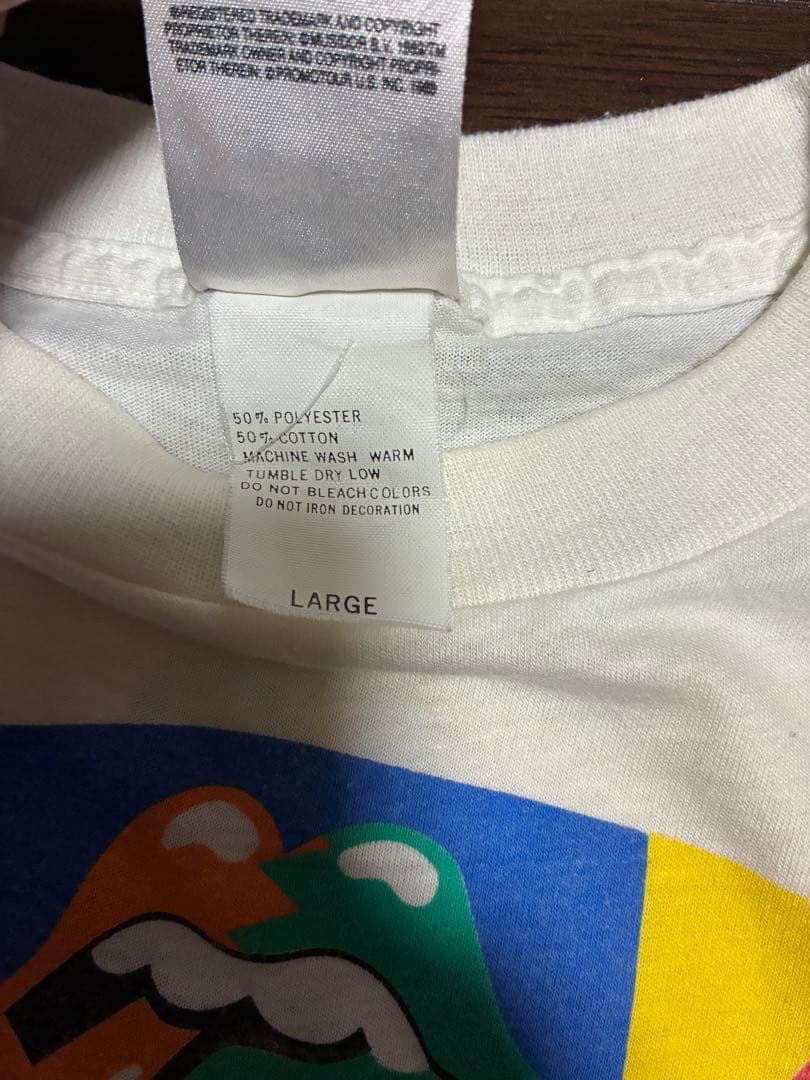 ローリング・ストーンズ 1990年東京公演Tシャツ