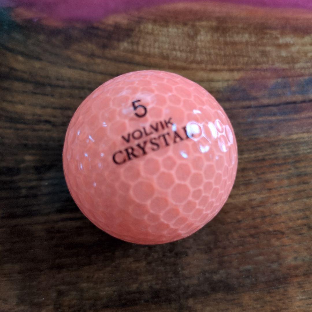 新品未使用　ボルビック　クリスタル　VOLVIK CRYSTAL　ゴルフボール