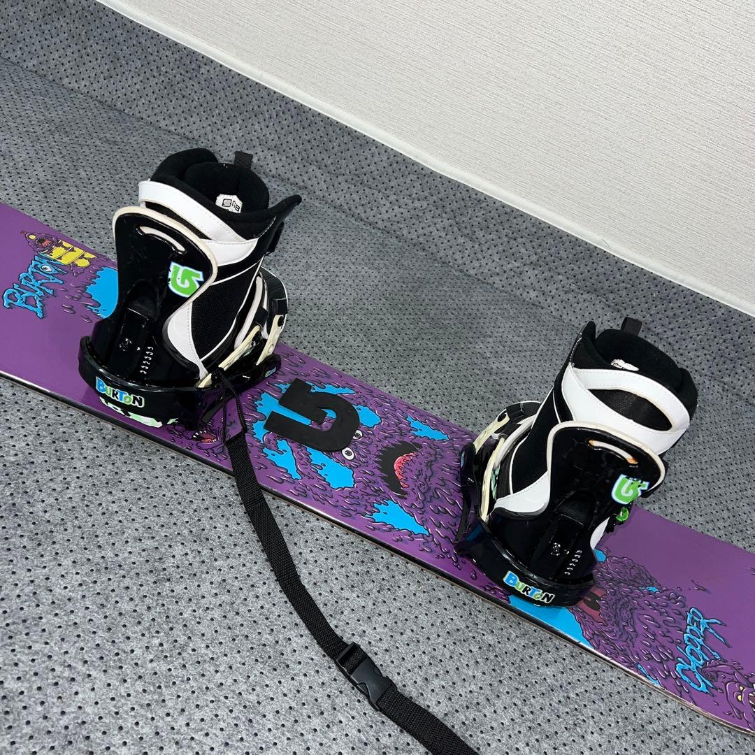 キッズスノーボード 115cm BURTON CHOPPER×バイン×ブーツ