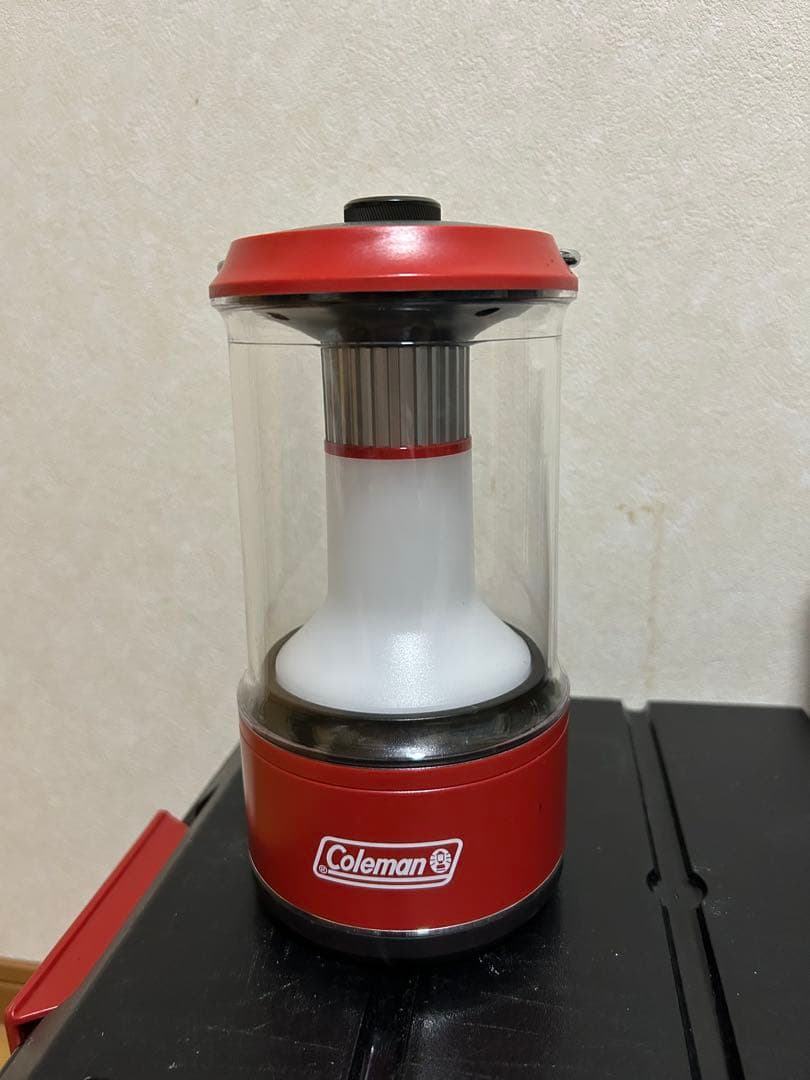 【美品】Coleman LEDランタンセット＋マグカップ付きキャンプ必須アイテム
