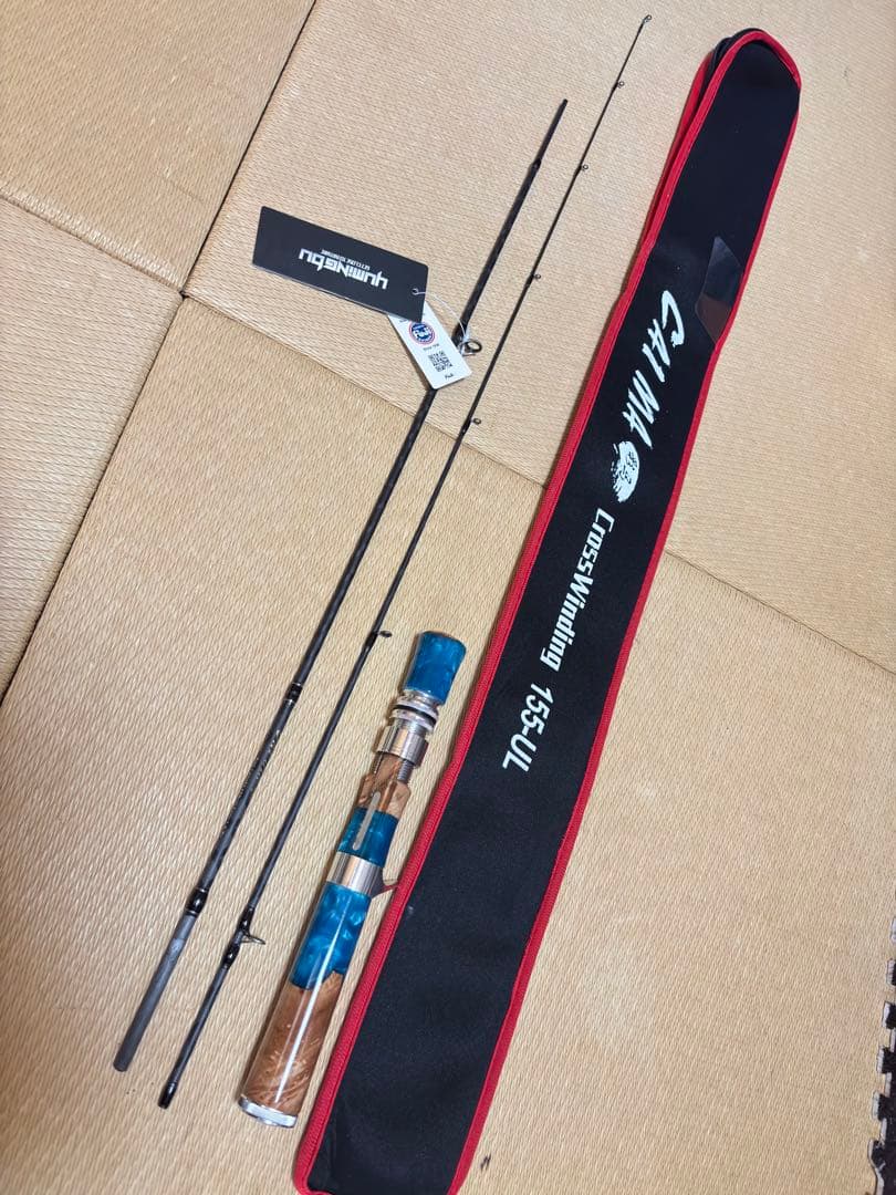 トラウトロッド 渓流 155-UL ウッドレジングリップ①
