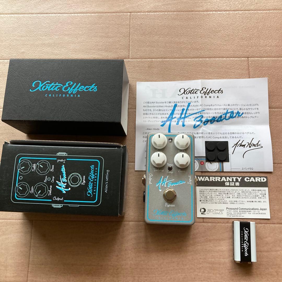 xotic AH booster エフェクター アレンハインズ