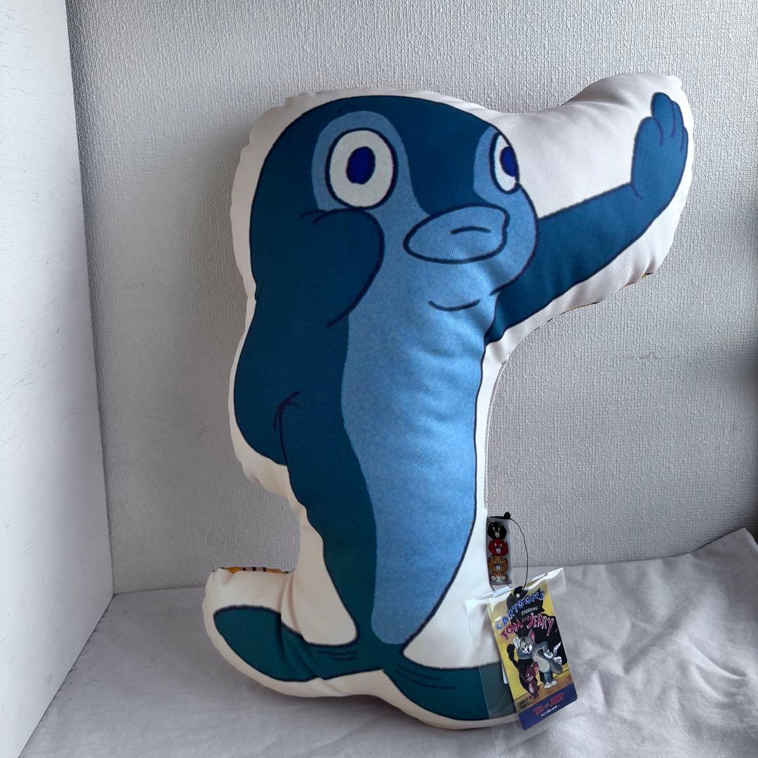 トムとジェリー ニコアンドコラボ 　ダイカットクッション 魚