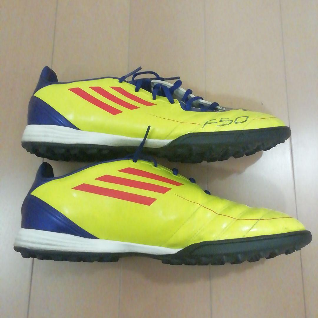 ★adidasアディダス F50 ターフトレシュー　27.5cm 蛍光イエロー★
