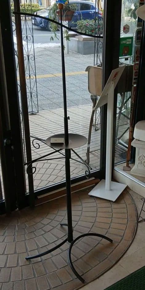WORKS ブラック金属製コートラック 工芸社