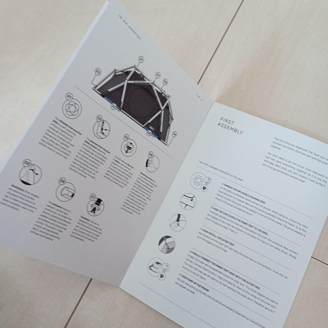 HEIMPLANET ヘイムプラネット ケイブ　テント　専用エアーポンプ付き