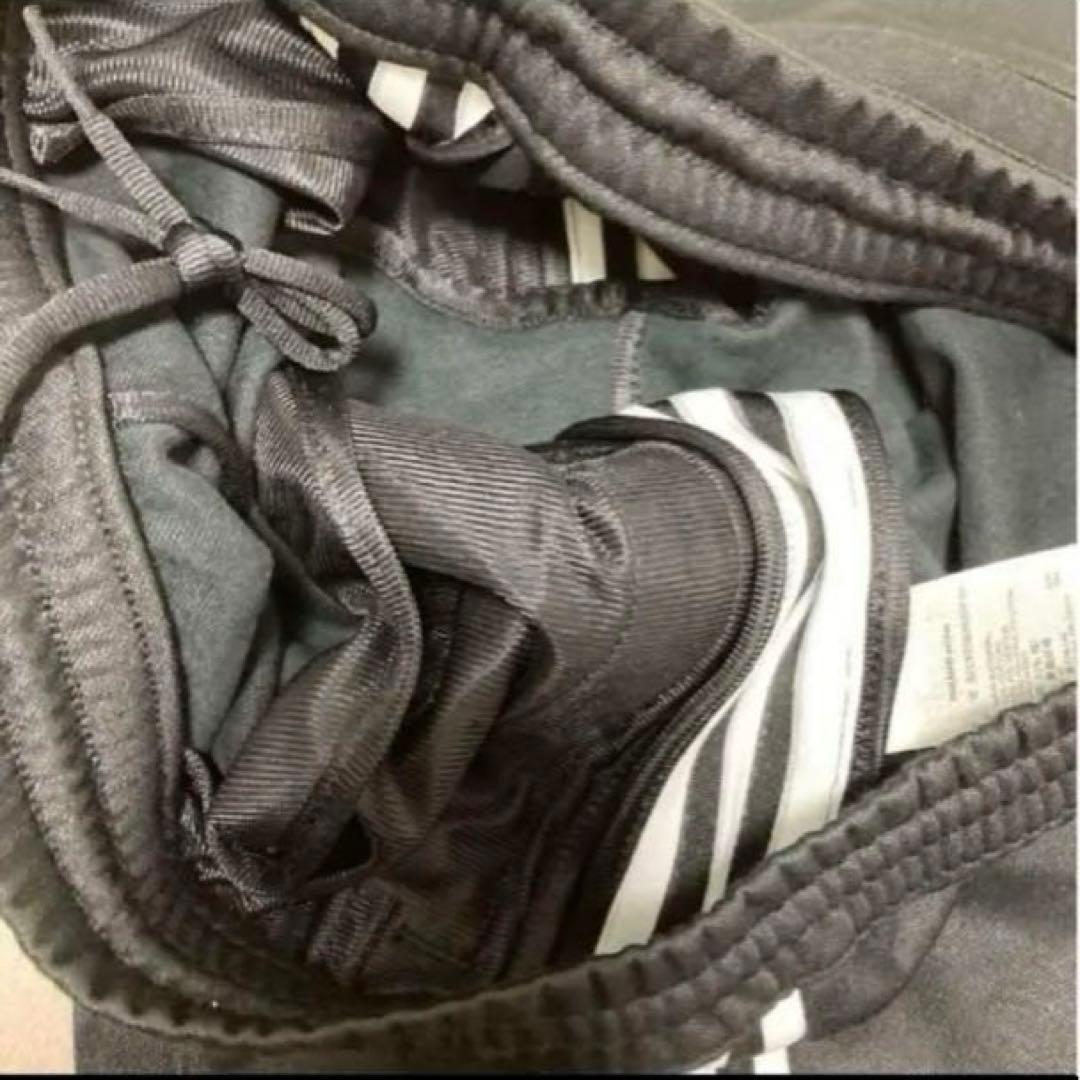 【新品未使用品】adidas ベッケンバウアー大人気カラー黒スリーラインパンツL