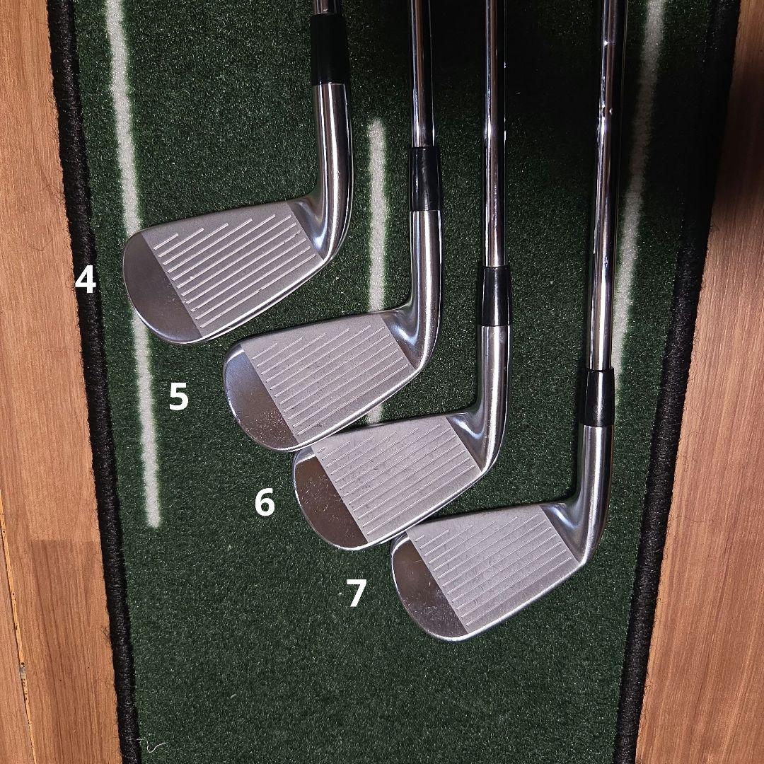 名器 Titleist 714cb 4〜p 7本セット モーダス130s