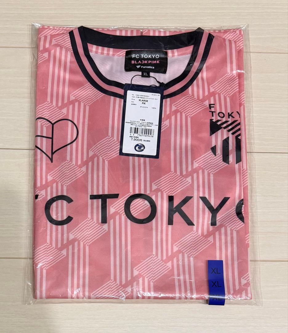 FC東京 BLACKPINK コンフィットTシャツ ピンク ポップアップ