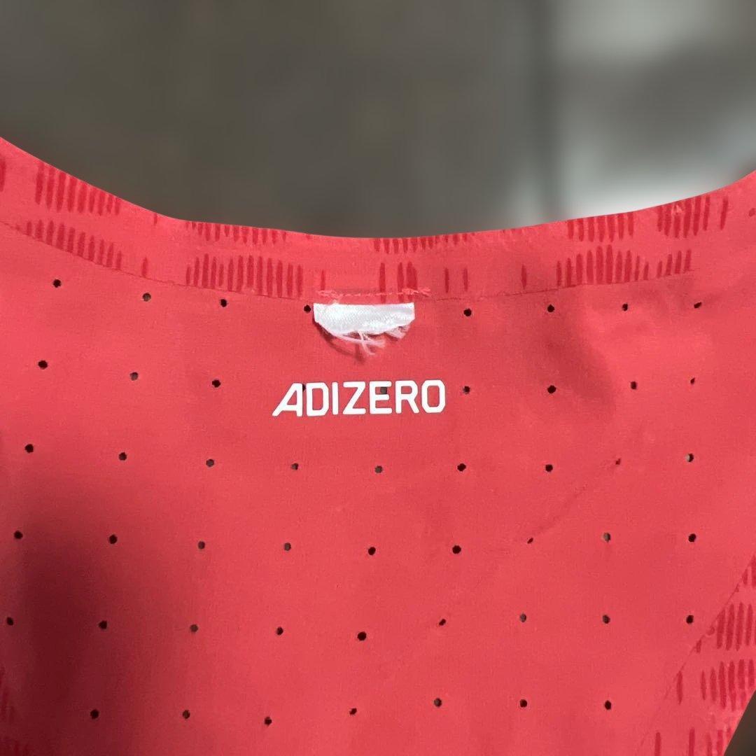 美品 adidas ADIZERO シングレット パンツ セット