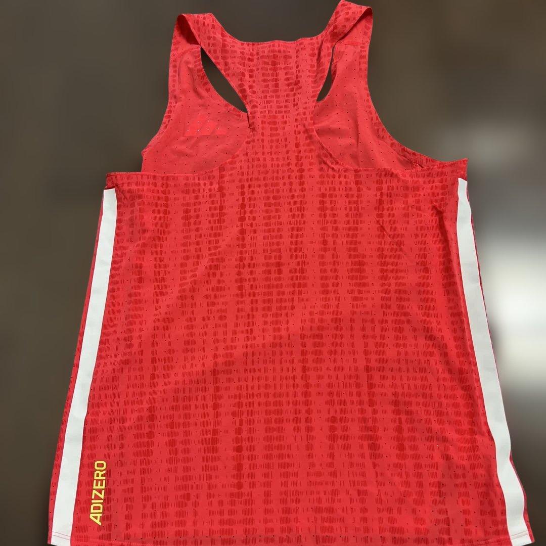 美品 adidas ADIZERO シングレット パンツ セット