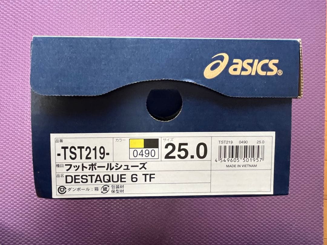 アシックス　デスタッキ 6 TF フットサルシューズ