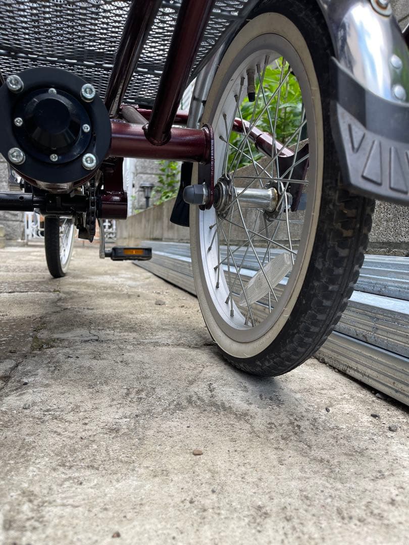美品 Peltech 電動アシスト三輪車 TDR-163L 20インチ