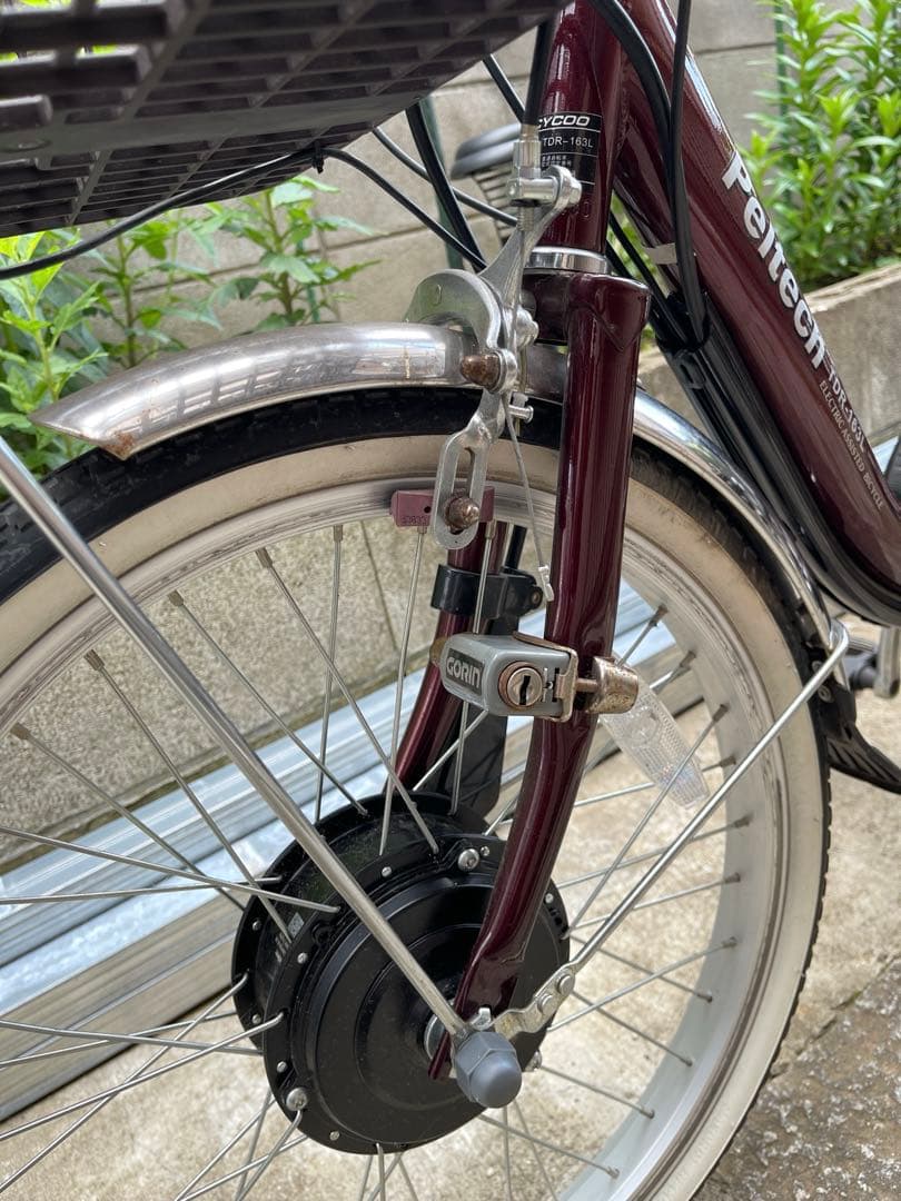 美品 Peltech 電動アシスト三輪車 TDR-163L 20インチ