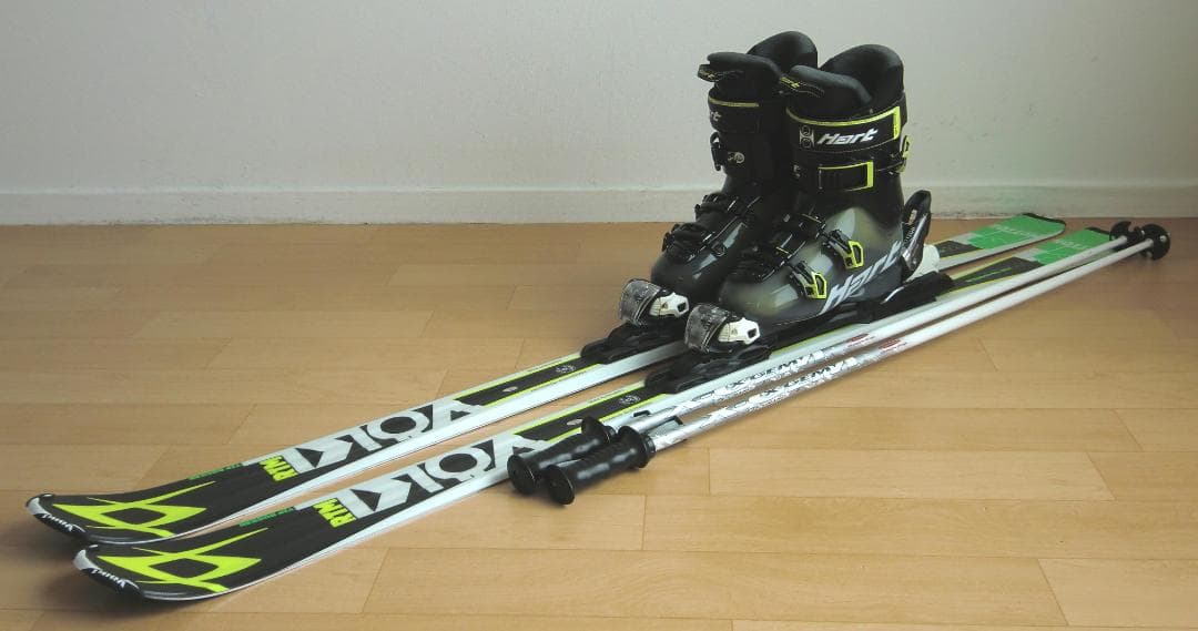 ■■送料無料■VOLKL■メンズスキーセット■板166靴27.5■メンテ付■■