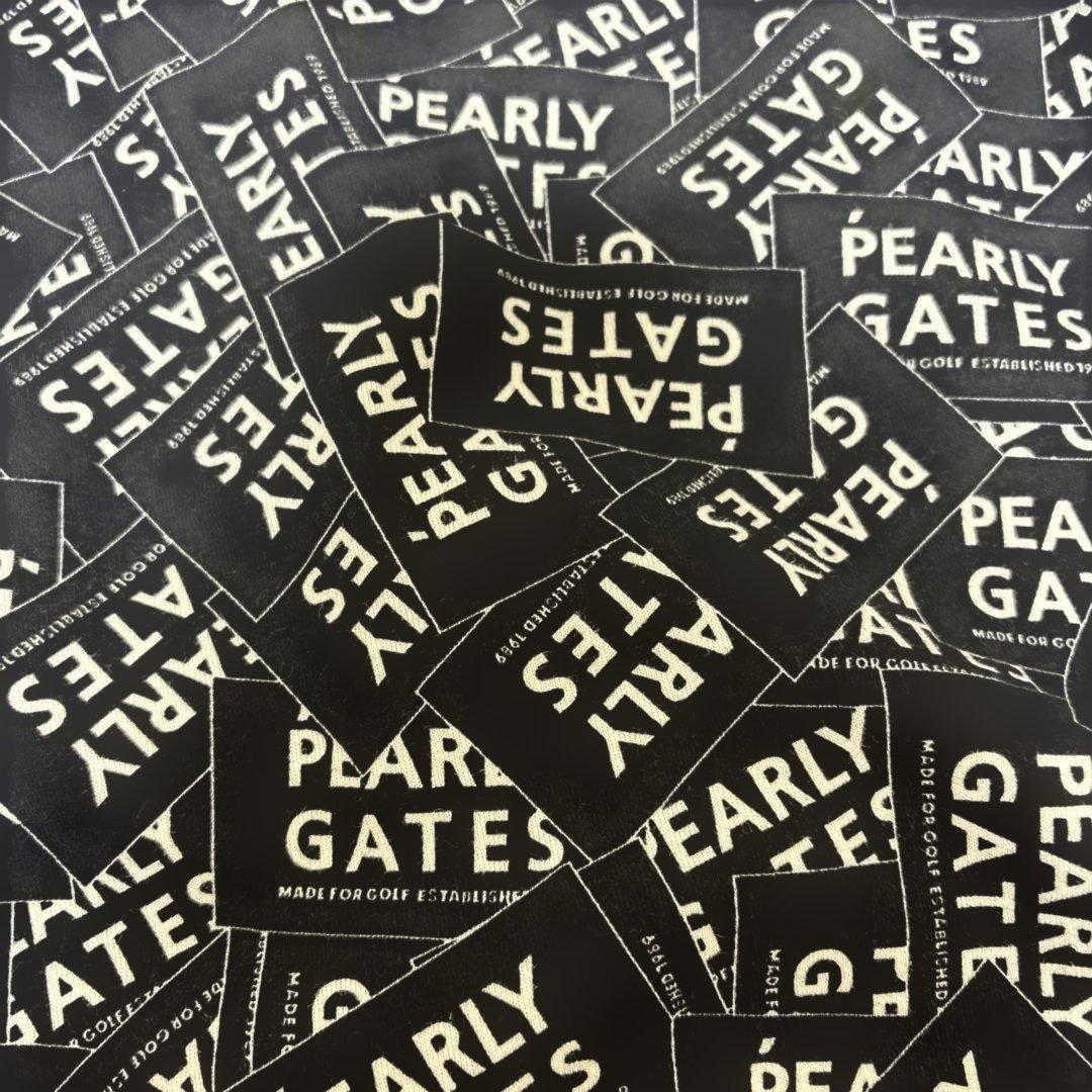【美品】PEARLY GATES ロゴプリント パーカー ネイビー
