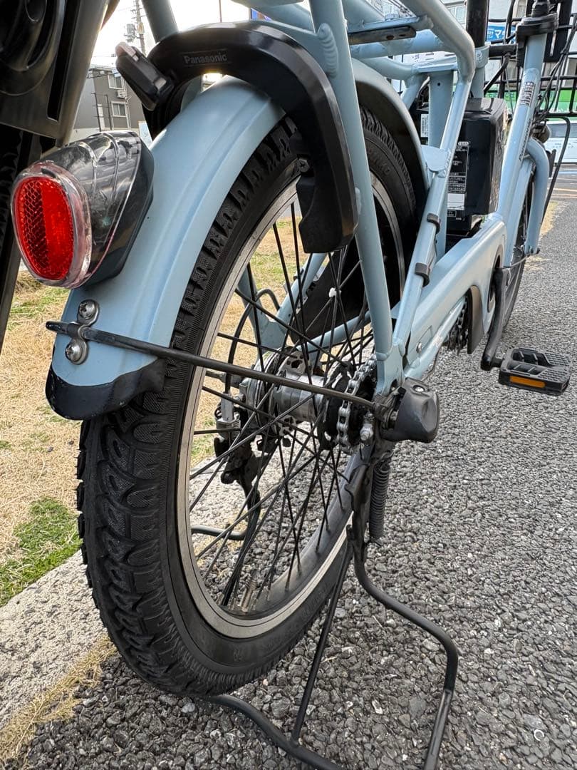 中古20㌅Panasonic電動アシスト自転車　16Ah 大阪　089
