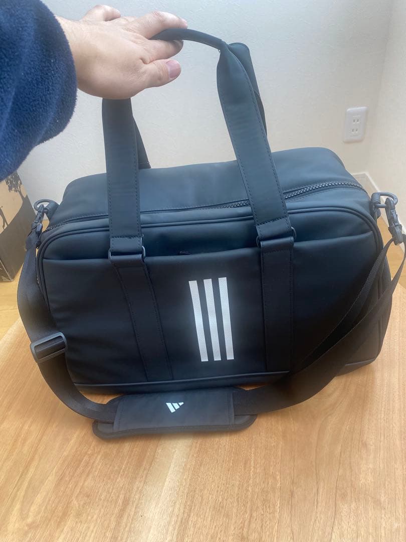 新品未使用 美品 adidas アディダス ゴルフ ボストンバック ブラック 黒