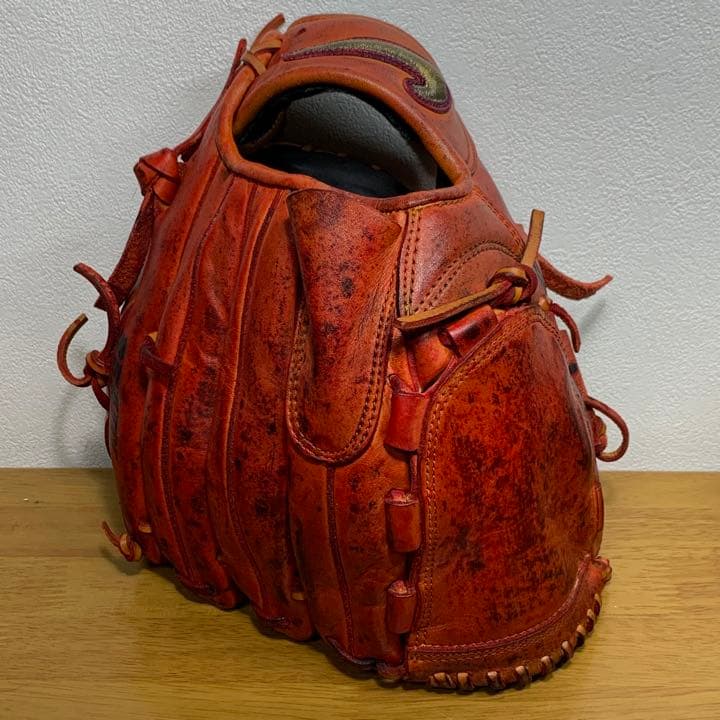 ナイキ 左投げ　軟式グローブ　リペイント　ピッチャー　グラブ