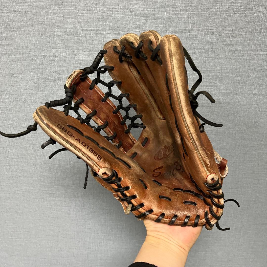 1207 シュアプレイ 型抜群 硬式 外野手用グローブ