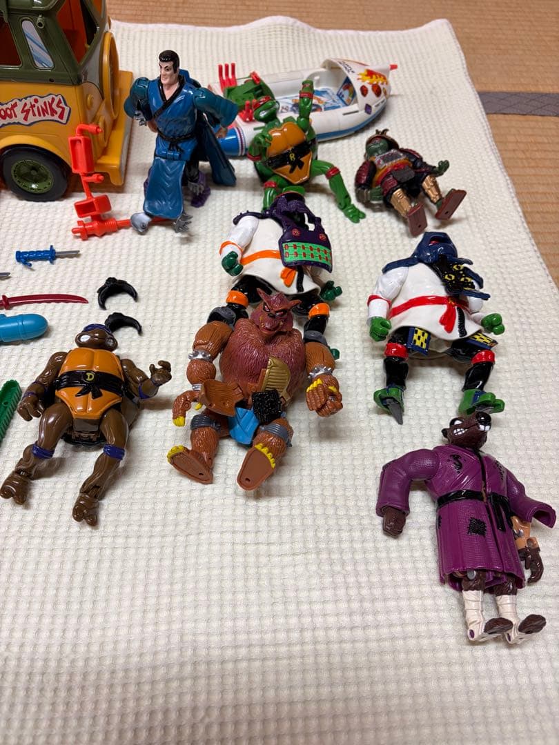 TMNT フィギュアセット バス付き