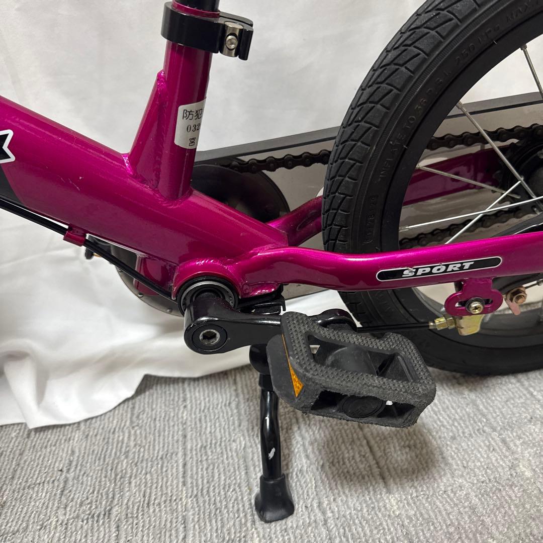 B137 STRIDER ストライダー 14X ピンク ペダル付 スタンド付