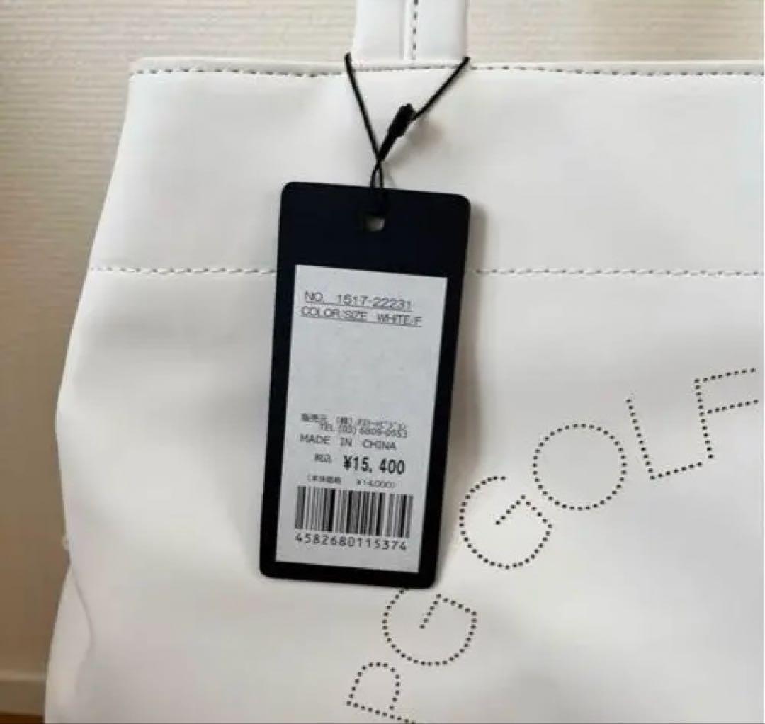 CPG GOLF ホワイトトートバッグ