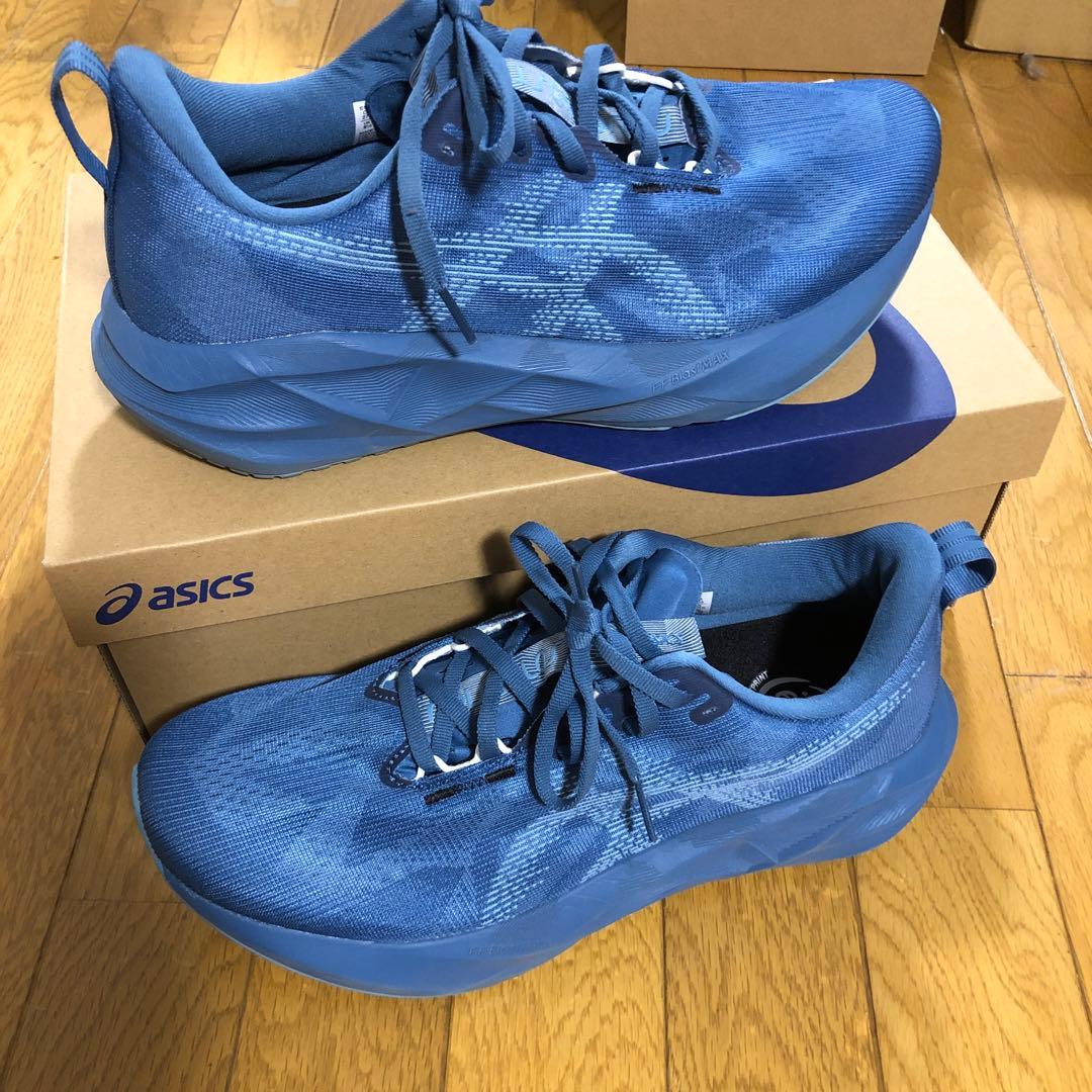 asics　アシックス NOVABLAST 5　27.5ｃｍ　メンズ　ブルー