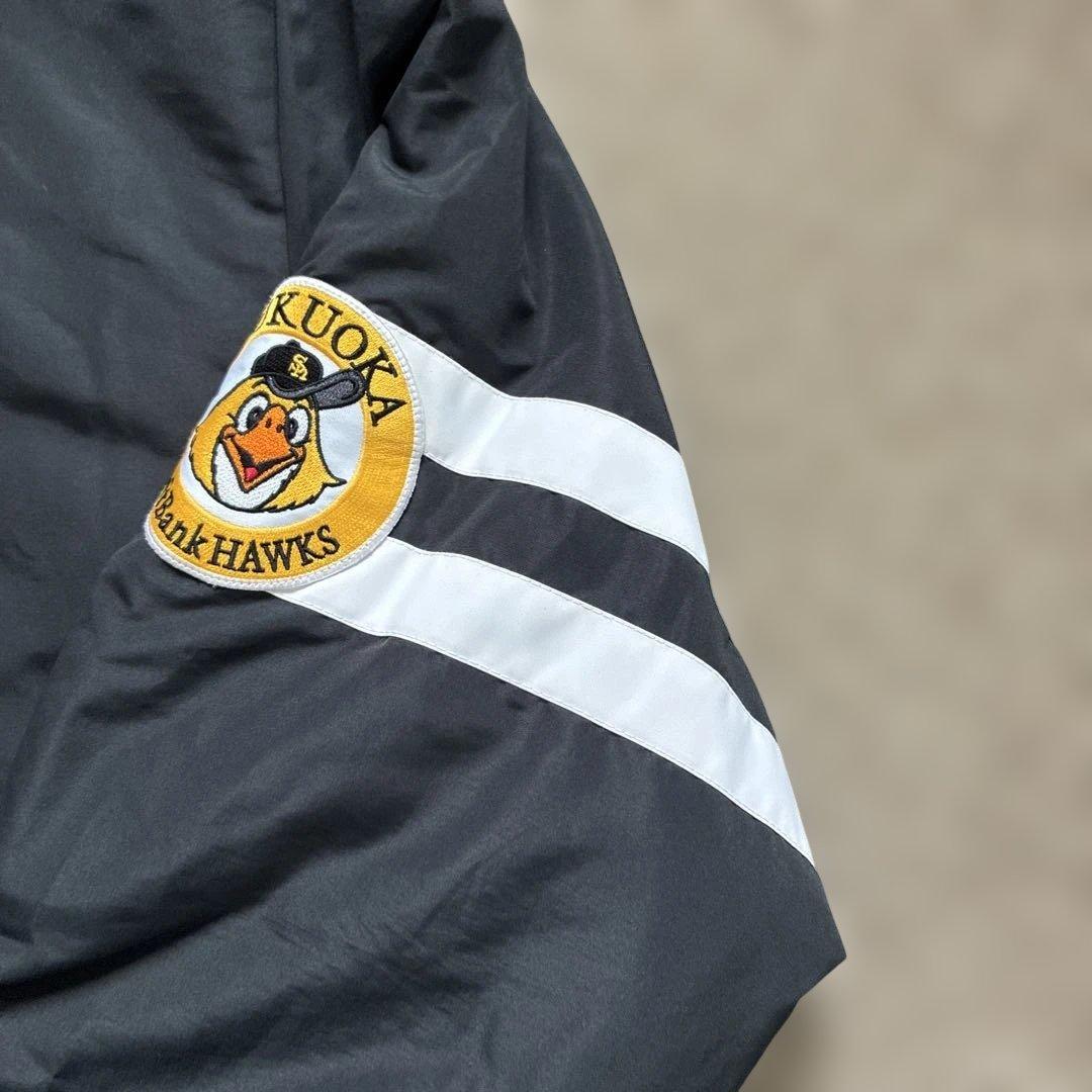 SoftBank Hawks グランドコート　ジャケット 黒