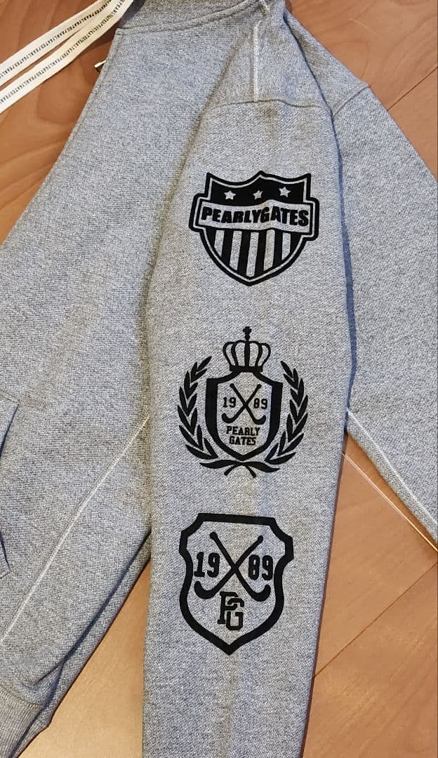 【美品】パーリーゲイツ size4 メンズフルジップパーカー