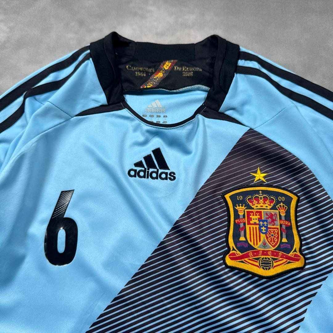 adidas古着スペイン代表 アンドレスイニエスタ6 黄金期ユニ R19