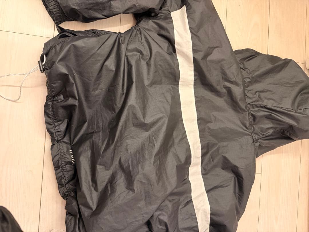 adidas ブラックウィンドブレーカー Sサイズ セットアップ