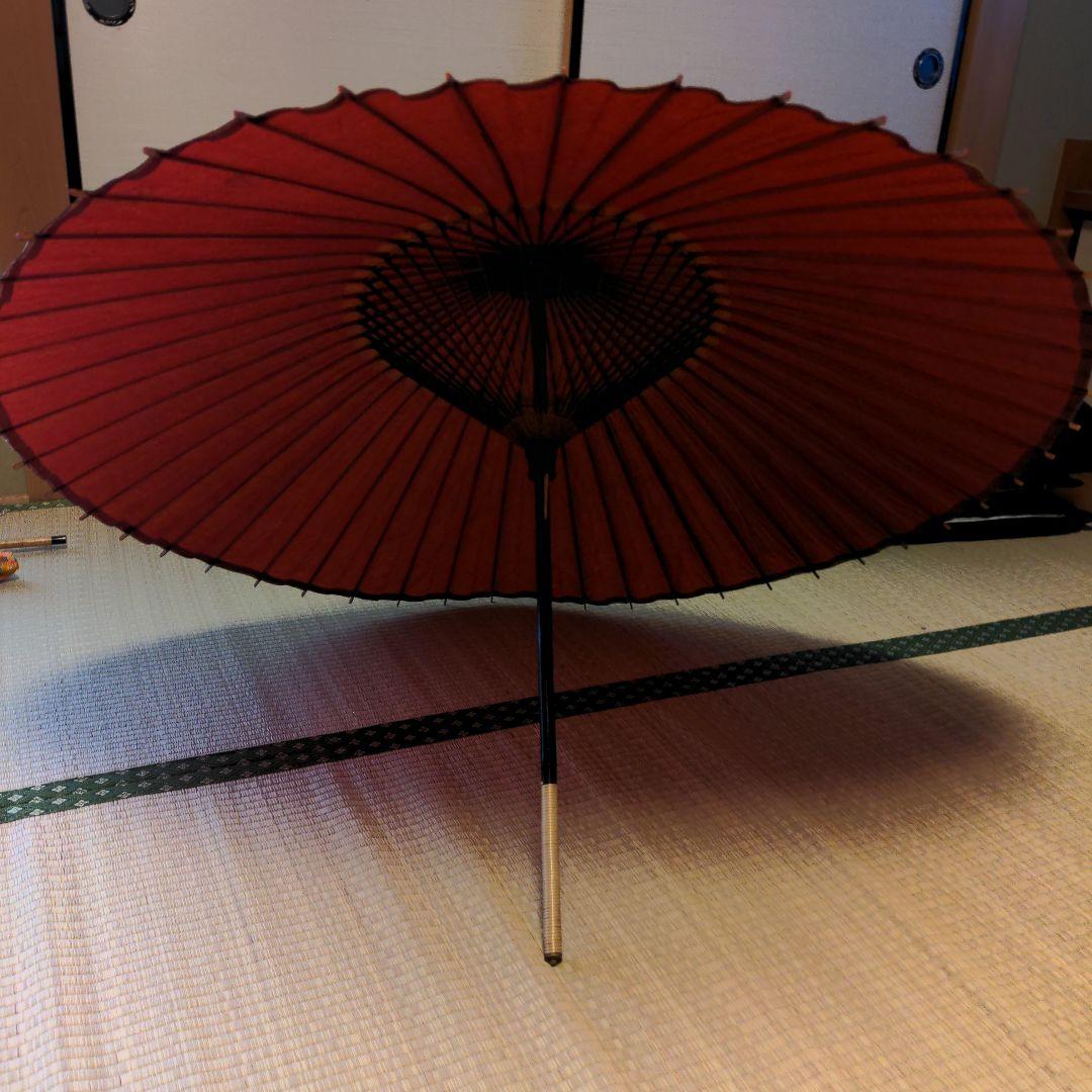 舞踊傘 赤色
