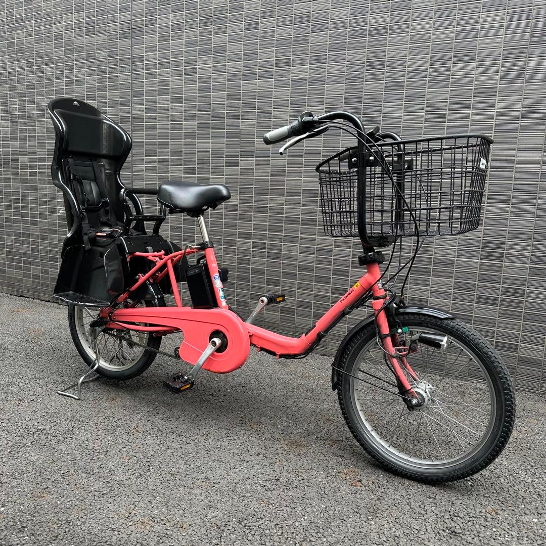 パナソニック電動自転車ギュット20インチ変速3段8.0Ah（5点灯）充電器つき