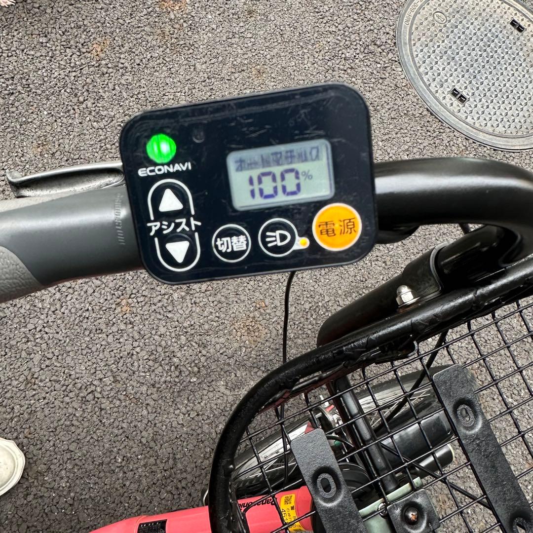 パナソニック電動自転車ギュット20インチ変速3段8.0Ah（5点灯）充電器つき