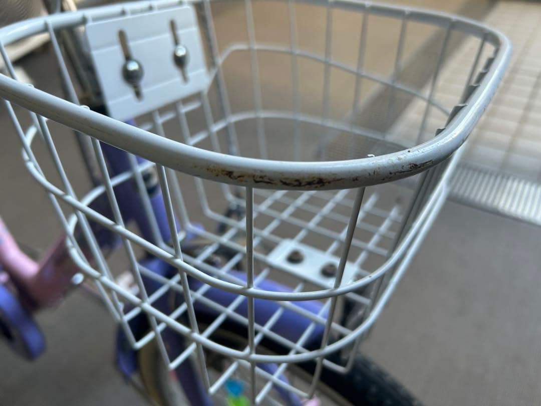✴︎名古屋市引き取り✴︎幼児用自転車 紫とピンク