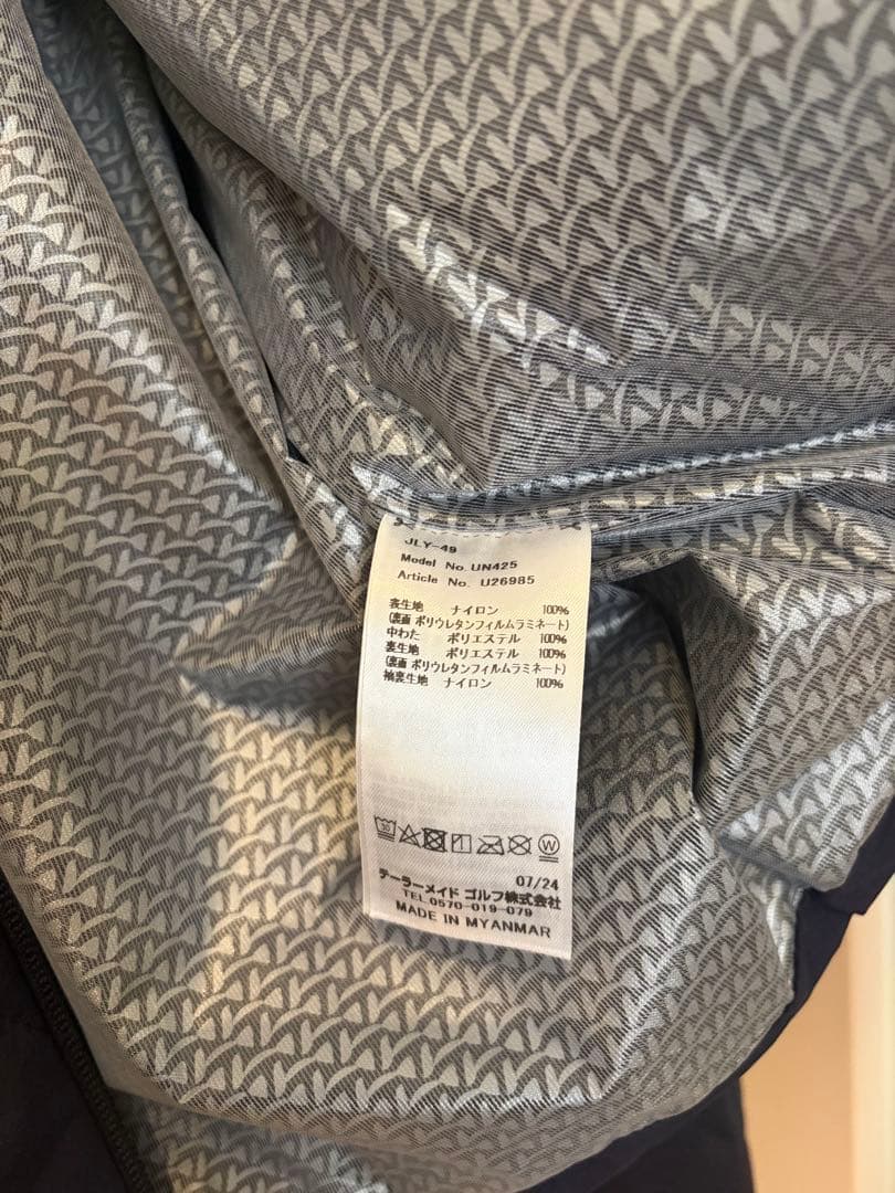超美品TaylorMade 中綿ジャケット Mサイズ